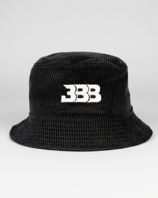 BBB Corduroy Bucket Hat - Black