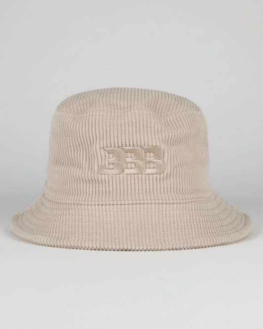 BBB Corduroy Bucket Hat - Off White