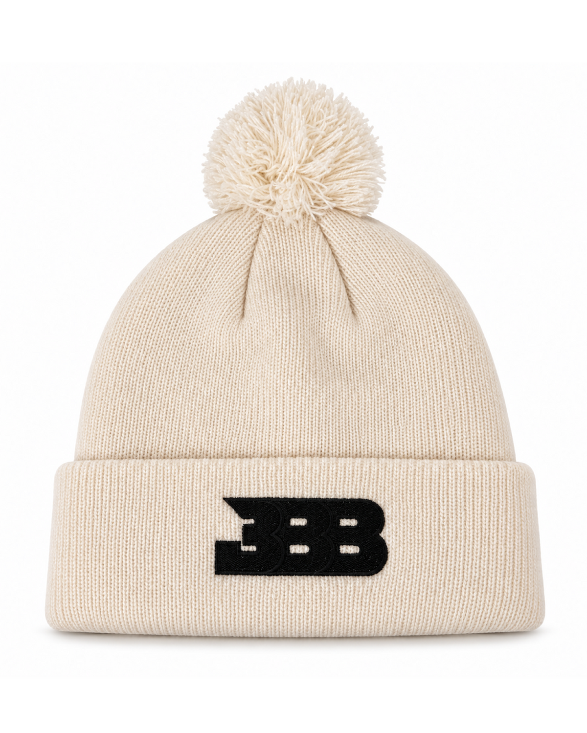 BBB Pom Beanie - Ecru
