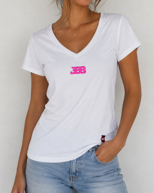 BBB Pink Bling V-Neck Tee