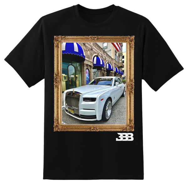 BBB RR Frame Wht Blk Tee