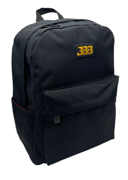 Branded black backpack sales