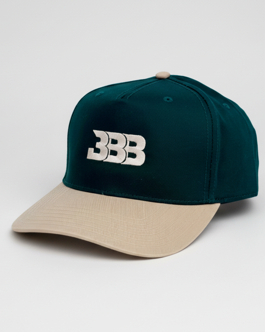 BBB Baseball Hat - Green/Beige