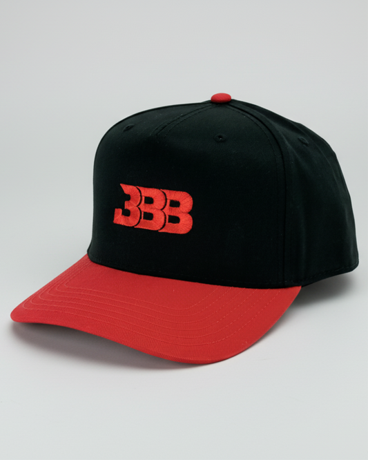 BBB Baseball Hat - Black/Red