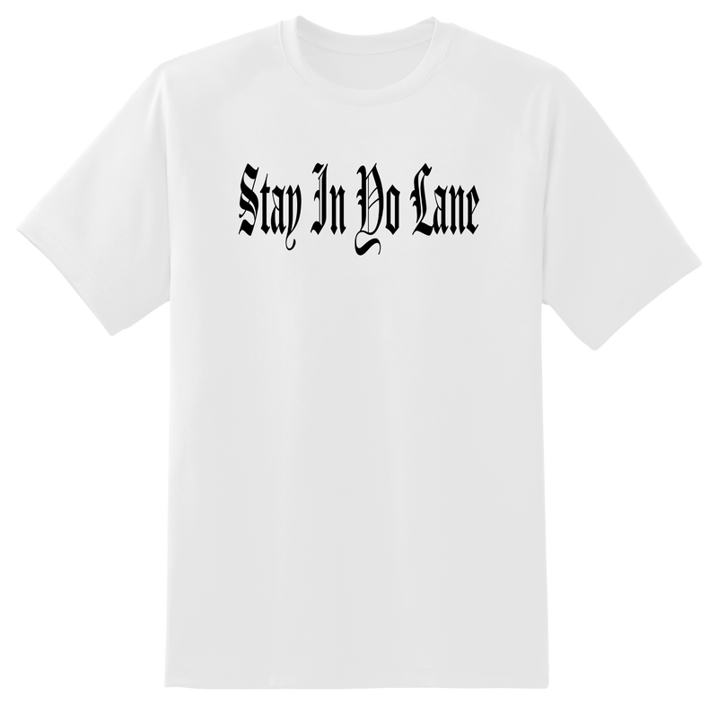 BBB OE Stay In Yo Lane White Tee