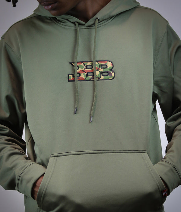 BBB Cool Breeze Hoodie -Olive Green