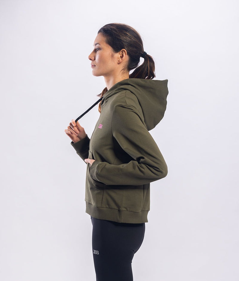 Lady Jogger With Hoodie